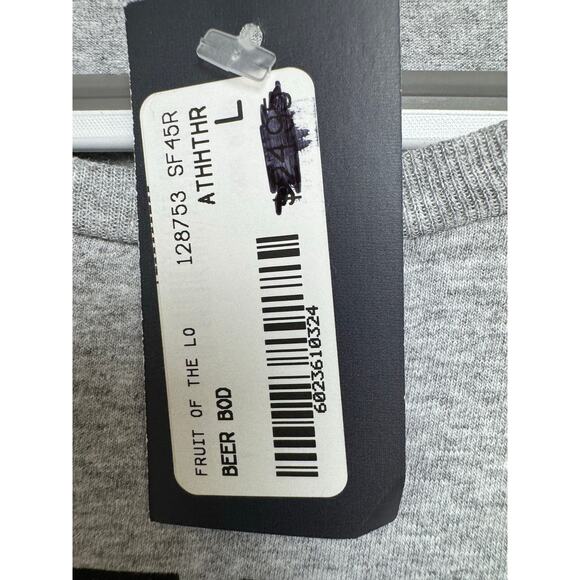 Beer Body Gray Fruit of The Loom T-Shirt NEW 90% Cotton Size Large - Picture 5 of 5